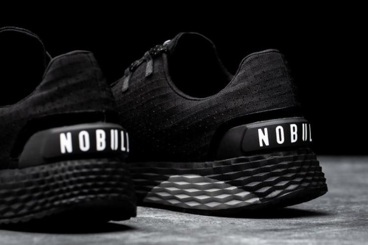 NOBULL WOMEN'S SNEAKERS BLACK RIPSTOP RUNNER - Click Image to Close