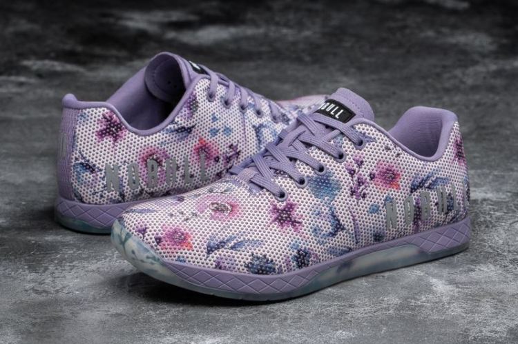 NOBULL MEN'S SNEAKERS WATERCOLOR FLORAL TRAINER - Click Image to Close