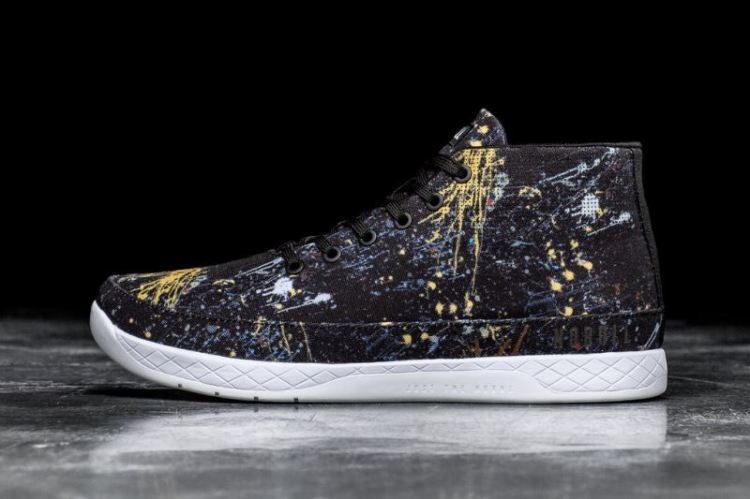 NOBULL WOMEN'S SNEAKERS SPLATTER CANVAS MID TRAINER - Click Image to Close