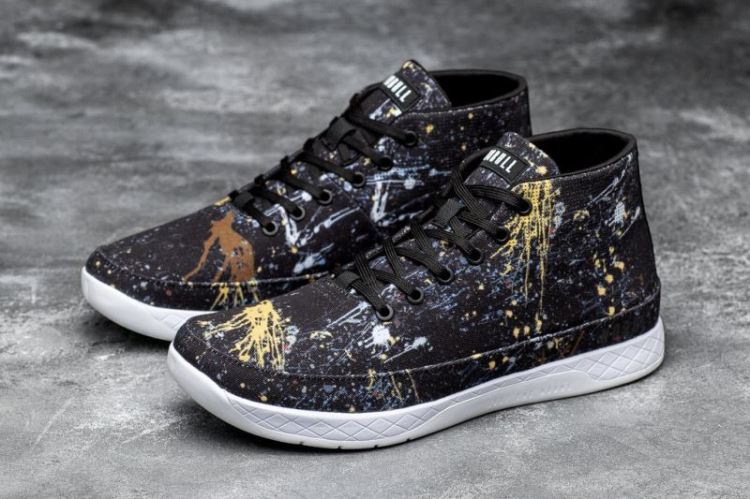 NOBULL WOMEN'S SNEAKERS SPLATTER CANVAS MID TRAINER - Click Image to Close