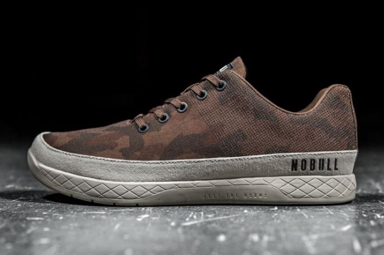 NOBULL MEN'S SNEAKERS GRIZZLY CAMO CANVAS TRAINER - Click Image to Close
