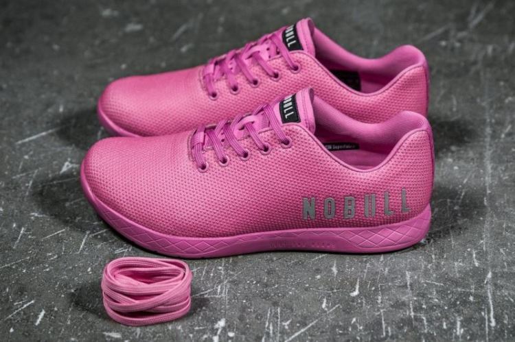 NOBULL MEN'S SNEAKERS BRIGHT PINK TRAINER - Click Image to Close