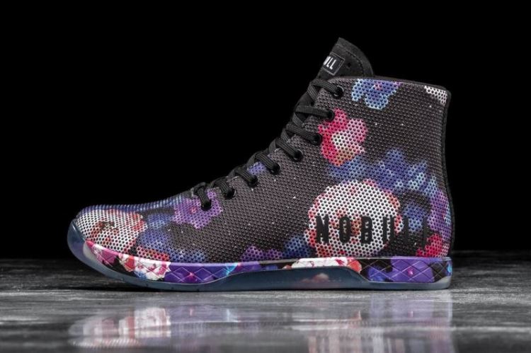 NOBULL WOMEN'S SNEAKERS HIGH-TOP SPACE FLORAL TRAINER