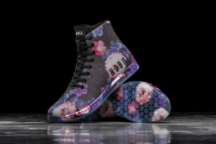 NOBULL WOMEN'S SNEAKERS HIGH-TOP SPACE FLORAL TRAINER