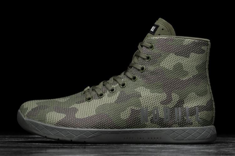 NOBULL MEN'S SNEAKERS HIGH-TOP FOREST CAMO TRAINER