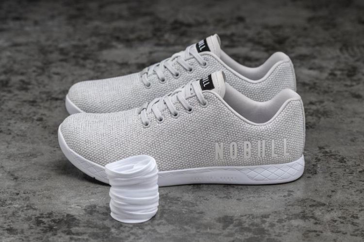 NOBULL MEN'S SNEAKERS FOG HEATHER TRAINER - Click Image to Close