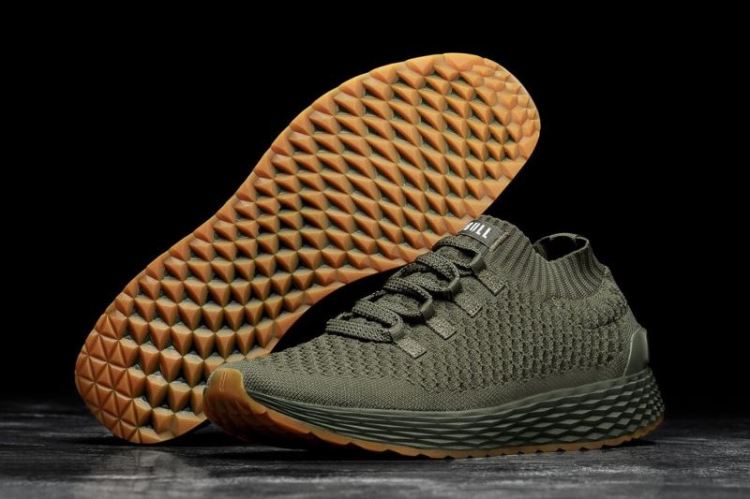 NOBULL MEN'S SNEAKERS ARMY KNIT RUNNER - Click Image to Close