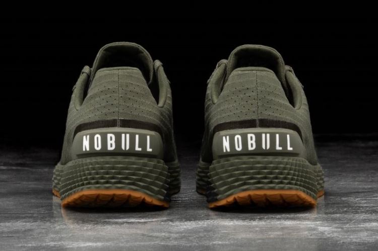 NOBULL WOMEN'S SNEAKERS ARMY GUM RIPSTOP RUNNER - Click Image to Close