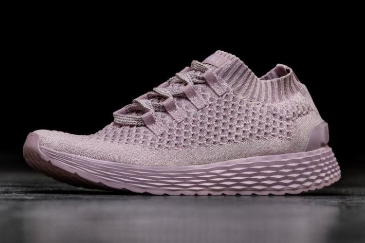 NOBULL MEN'S SNEAKERS LILAC KNIT RUNNER - Click Image to Close
