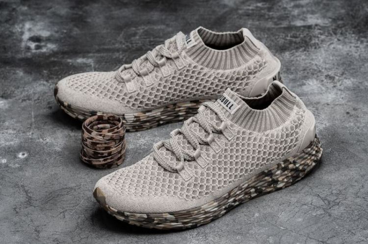 NOBULL MEN'S SNEAKERS WILD SAND KNIT RUNNER - Click Image to Close