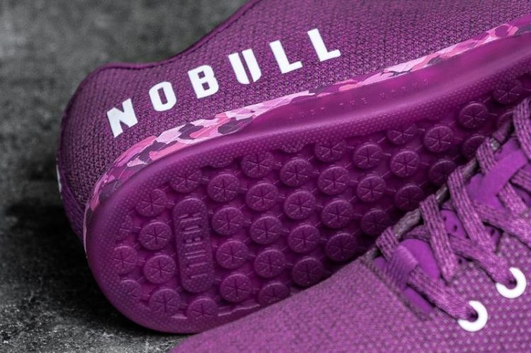 NOBULL MEN'S SNEAKERS PURPLE HEATHER TRAINER - Click Image to Close