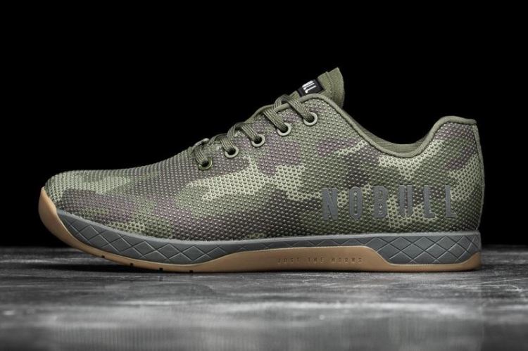 NOBULL WOMEN'S SNEAKERS FOREST CAMO TRAINER - Click Image to Close