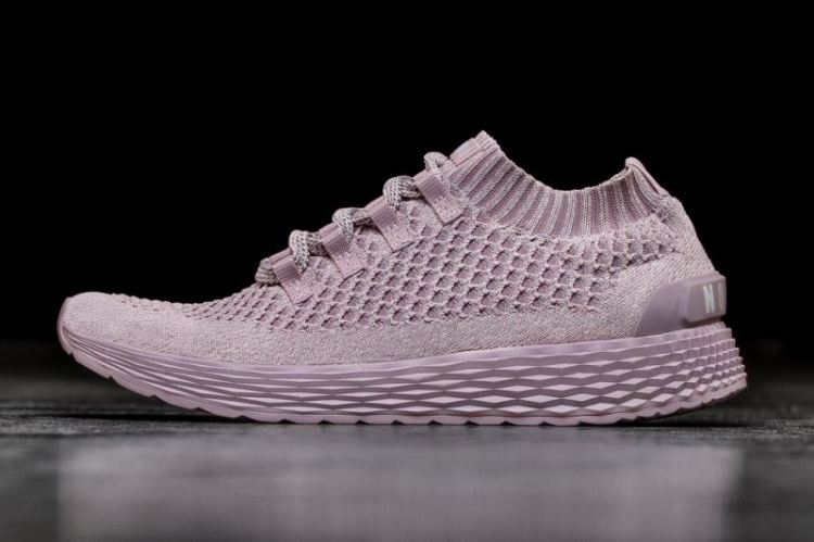 NOBULL WOMEN'S SNEAKERS LILAC KNIT RUNNER - Click Image to Close