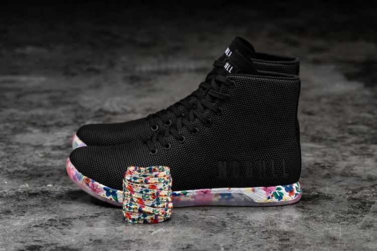 NOBULL MEN'S SNEAKERS HIGH-TOP BLACK DAISY TRAINER - Click Image to Close