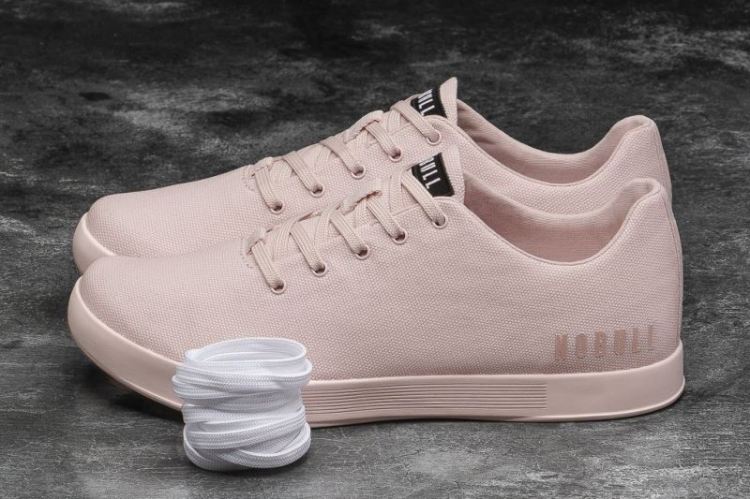 NOBULL WOMEN'S SNEAKERS BLUSH CANVAS TRAINER - Click Image to Close
