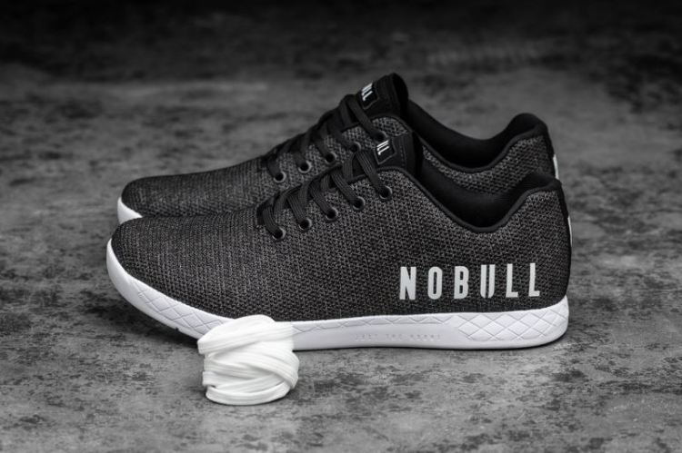 NOBULL MEN'S SNEAKERS BLACK HEATHER TRAINER - Click Image to Close