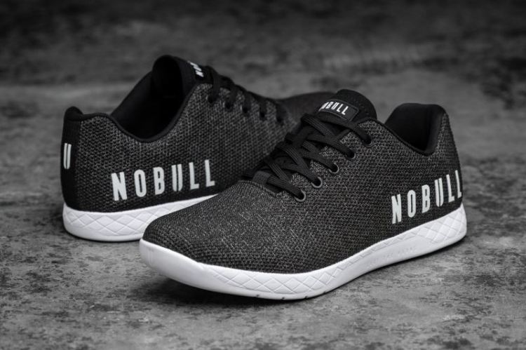 NOBULL MEN'S SNEAKERS BLACK HEATHER TRAINER - Click Image to Close