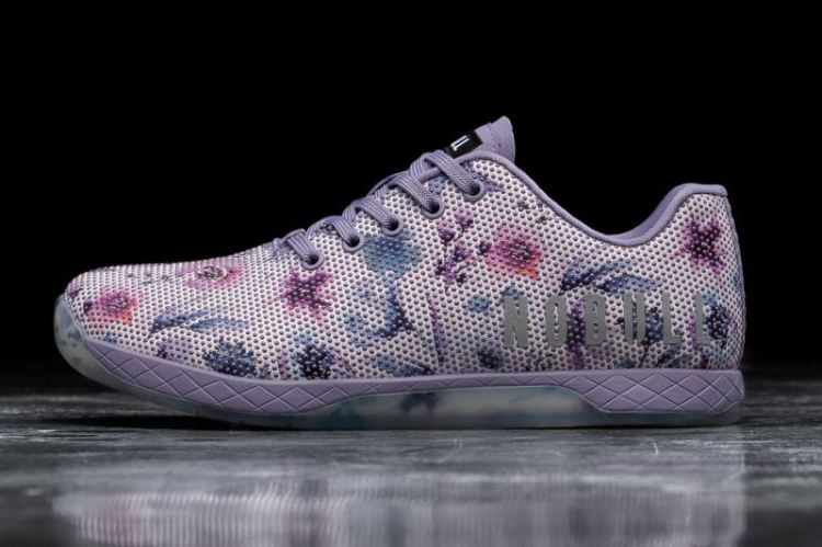 NOBULL WOMEN'S SNEAKERS WATERCOLOR FLORAL TRAINER - Click Image to Close