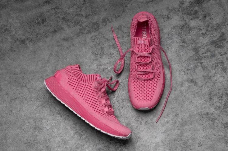 NOBULL WOMEN'S SNEAKERS BRIGHT PINK KNIT RUNNER - Click Image to Close