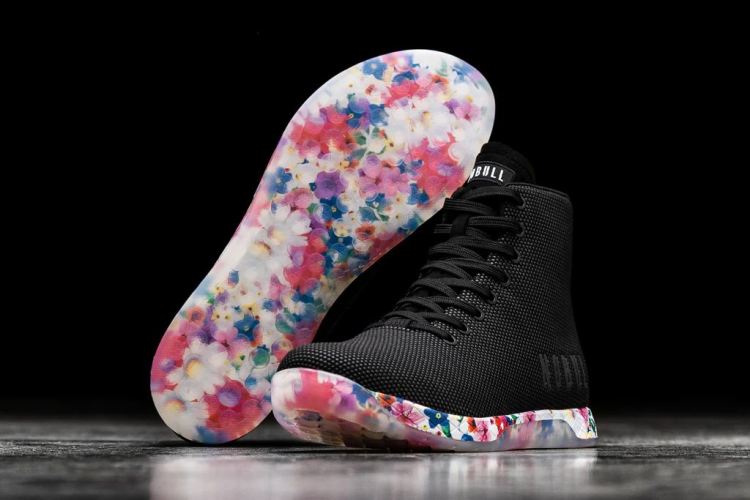 NOBULL HIGH-TOP BLACK DAISY TRAINER (WOMEN'S) - Click Image to Close